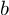 (TeX formula: b)